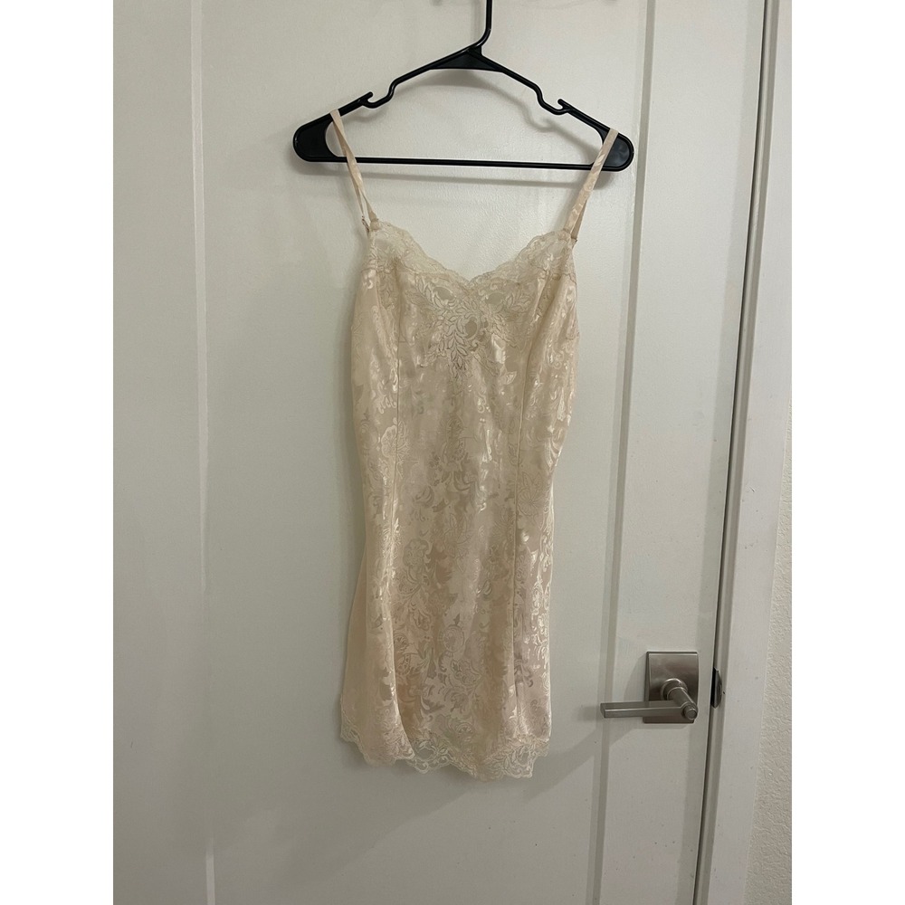Vintage‎ Gold Label Victorias Secret Bridal Slip Dress Wedding Lingerie